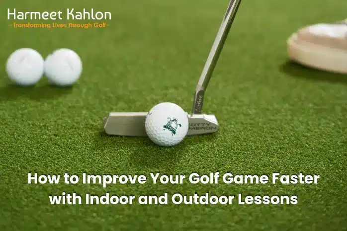 Indoor and Outdoor golf lessons