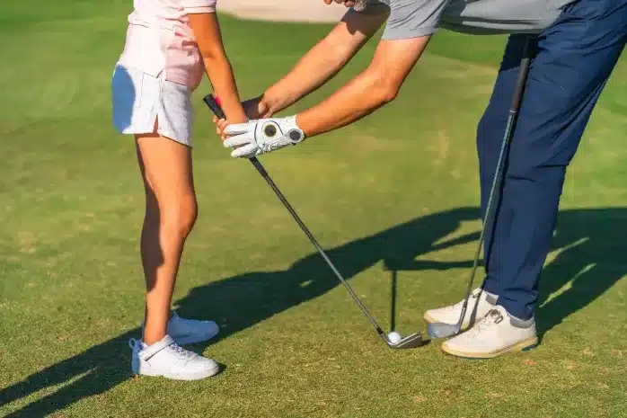Outdoor golf practice